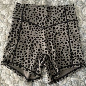 Vitality leopard print shorts! Size s, worn once